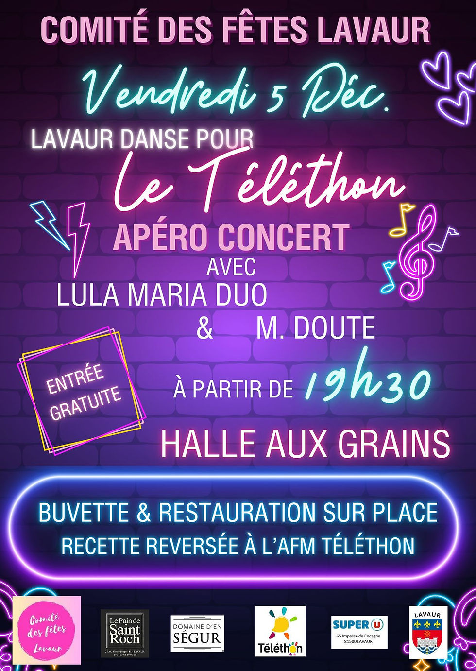 5/12, LAVAUR (81500) DANSE POUR LE TELETHON