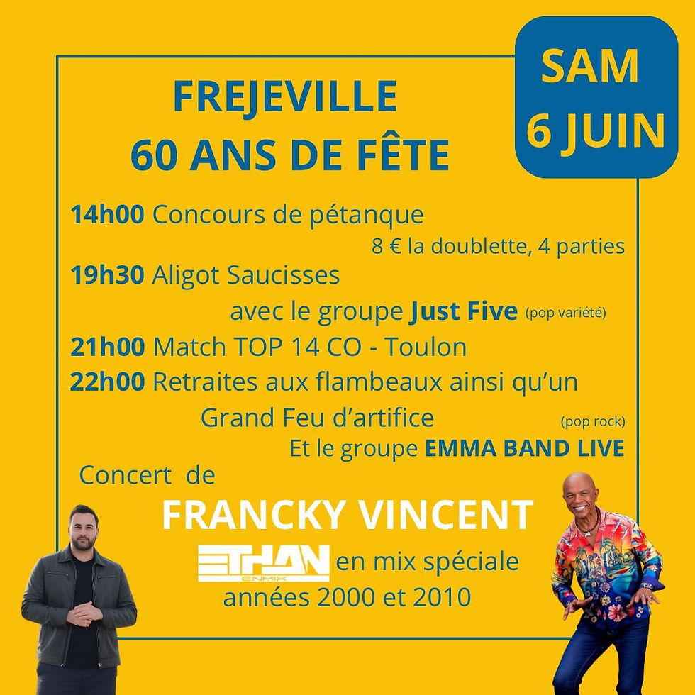 5 au 7/06, FETE A FREJEVILLE (81570)
