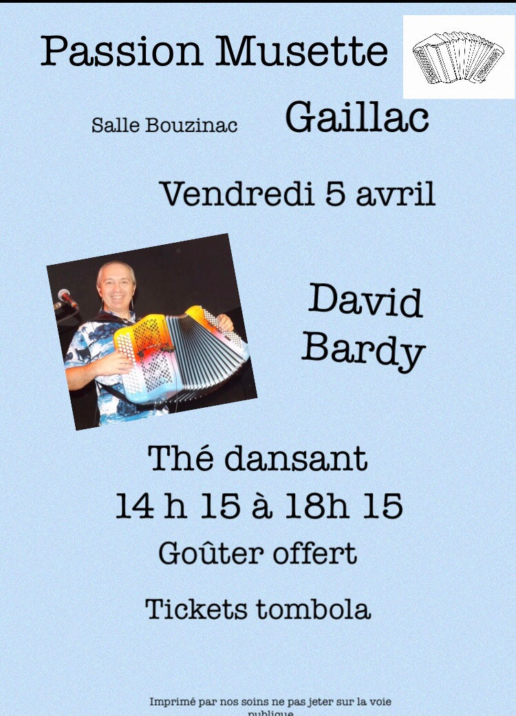 5/04, THE DANSANT à GAILLAC (81600)