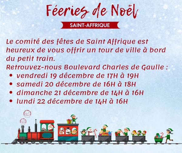 19-22/12, FEERIES DE NOEL à ST AFFRIQUE (12400)