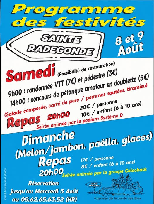 8 & 9/08, FETE à STE RADEGONDE (32500)
