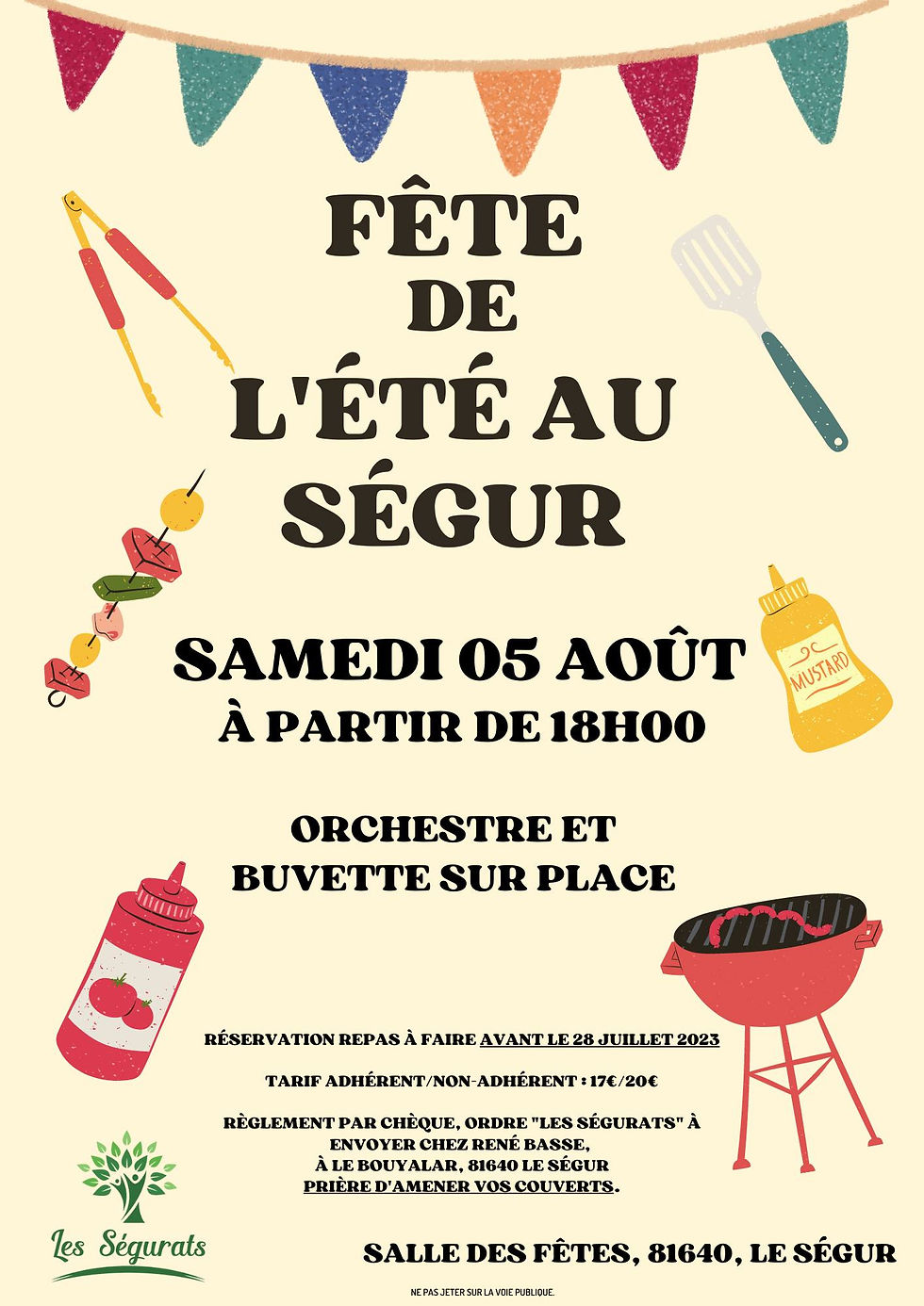 SAMEDI 5 AOÛT Fête de l'été au Ségur (81640)