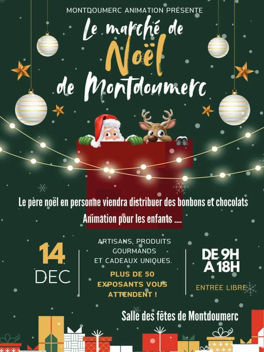 14/12, MARCHE DE NOEL à MONTDOUMERC (46230)