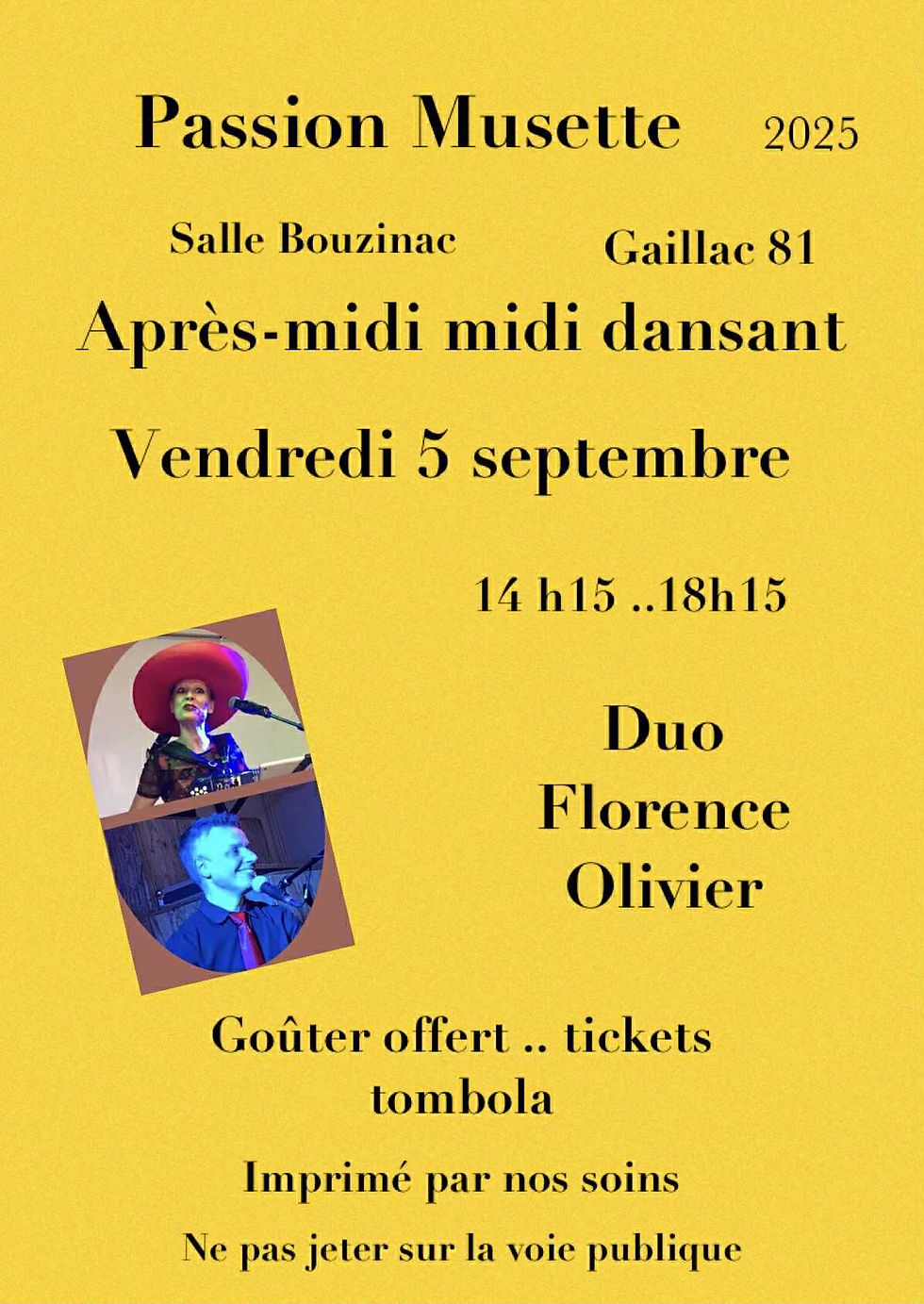 5/09, THE DANSANT à GAILLAC (81600)