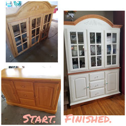 Massive Hutch refinishing