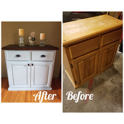 Refinished cabinet