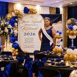 Banner and Balloon Garland