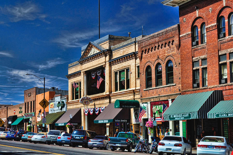 whiskey row, courthouse plaza, prescott, az