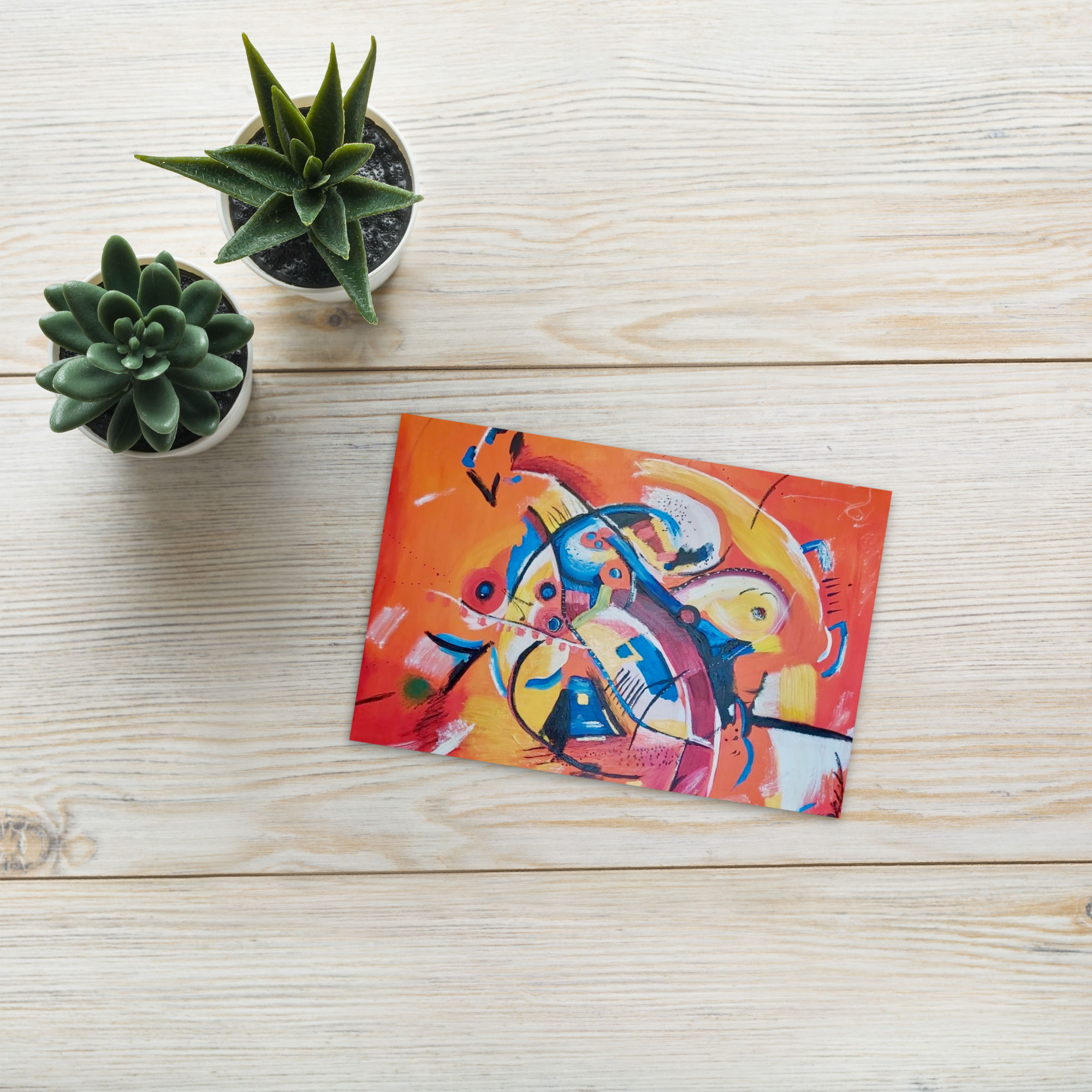 Fire and Motion Postcard / Art Print 4x6''