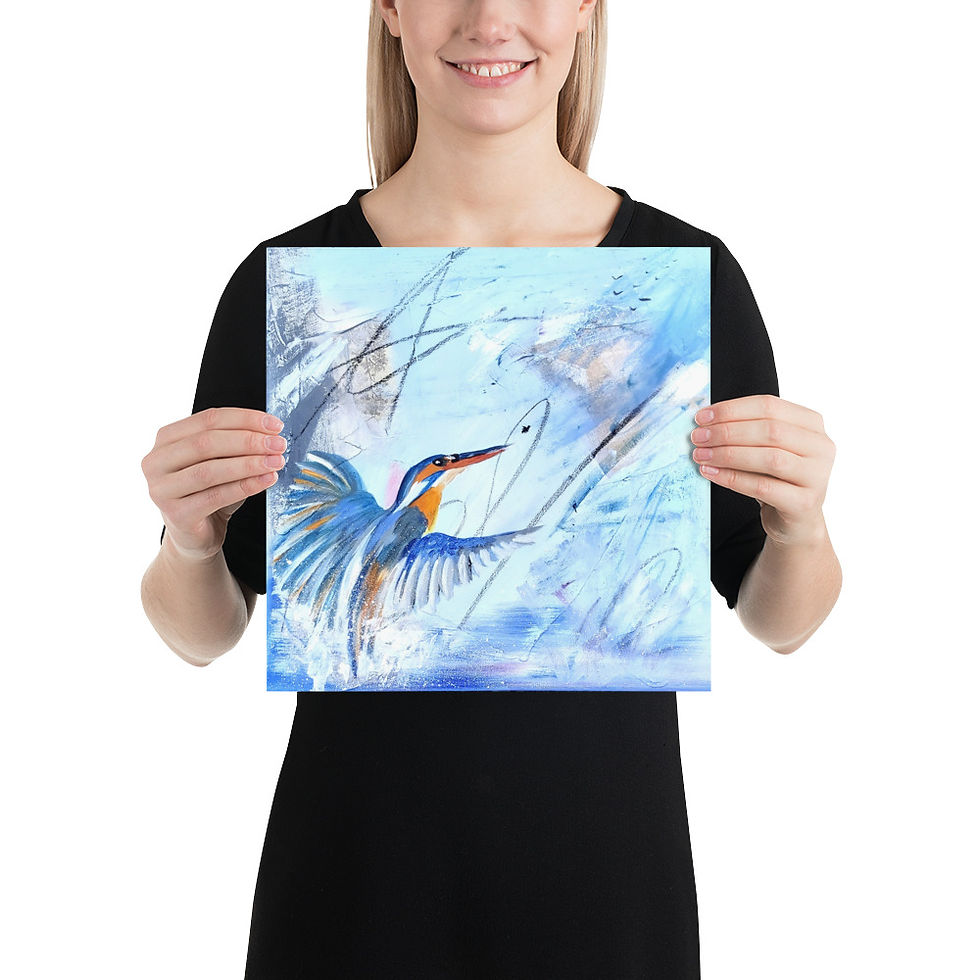 Miniaturbild: Eisvogel Kunstdruck