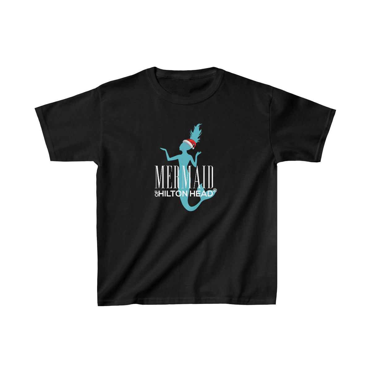 Youth Mermaid of Hilton Head Christmas Logo Tee