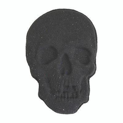 Halloween bath bomb in the shape of a skull
