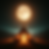Glowing Tipi Under a Full Moon