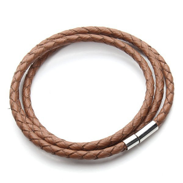 Thumbnail: Braided Leather Bracelet