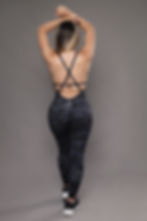 Miniatura: Long Scrunch Butt Jumpsuit – Camo Grey