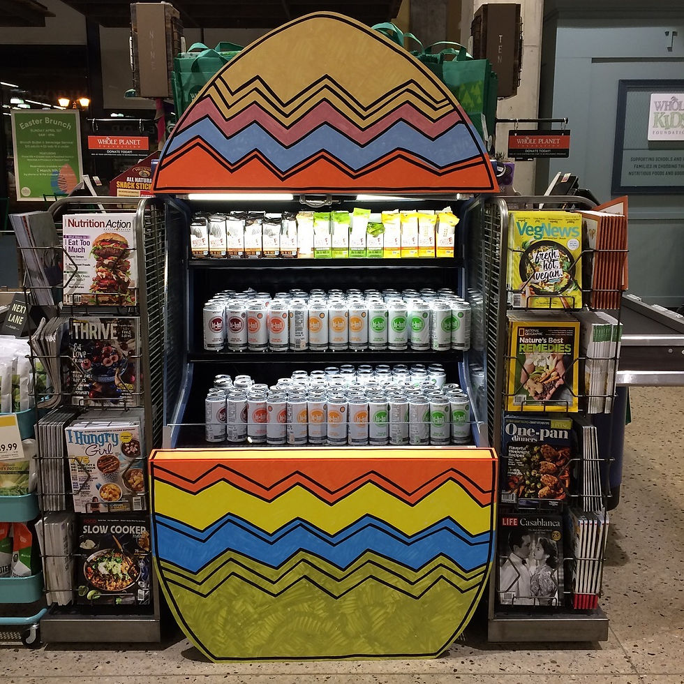 easter egg merchandising display.