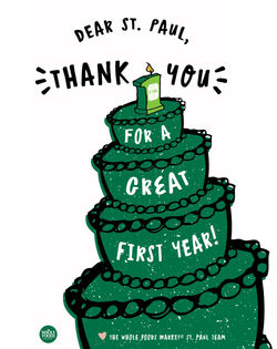 saint paul anniversary banner.