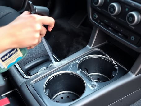 Interior Auto Detailing & Professional Cup Holder Cleaning