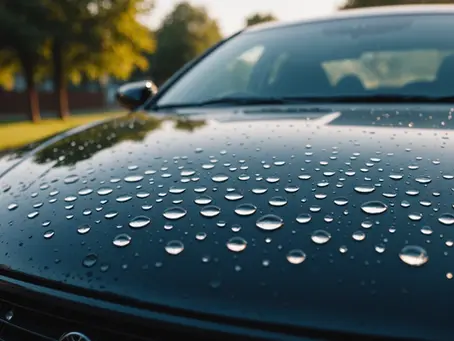 How to Wash a Car in the Rain: Water-Activated Spray Wax and Ceramic Sealant Application for Maximum Hydrophobic Properties