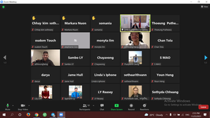 -25-Nov-2021, H.E. Amb joined Zoom video discussion with Cambodian students about entering Australia