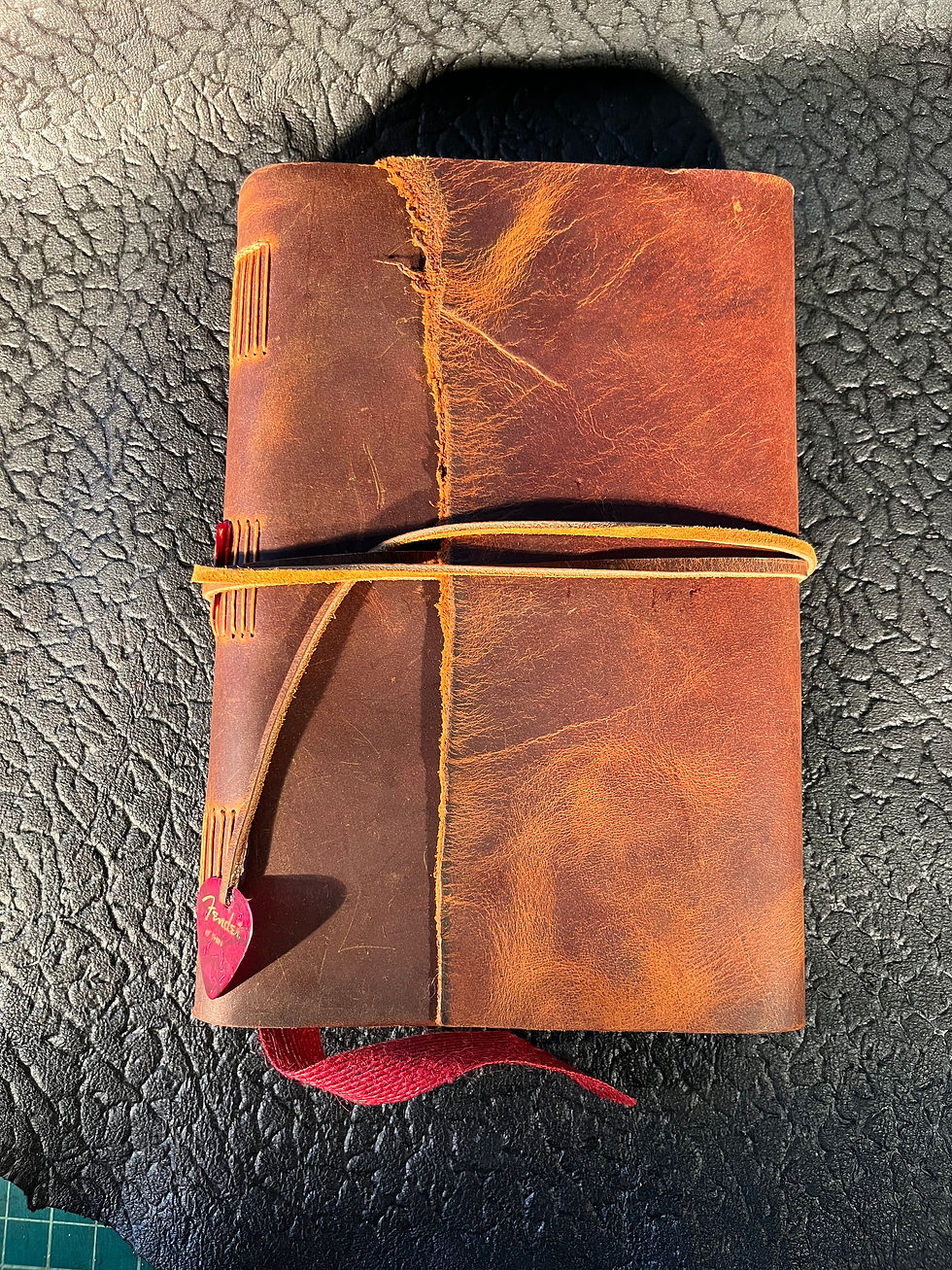 Thumbnail: Rustic Brown Guitar Lyric Journal