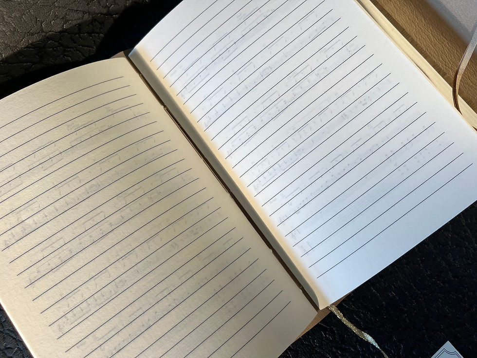 Thumbnail: Cork Leather Guitar Lyric Journal