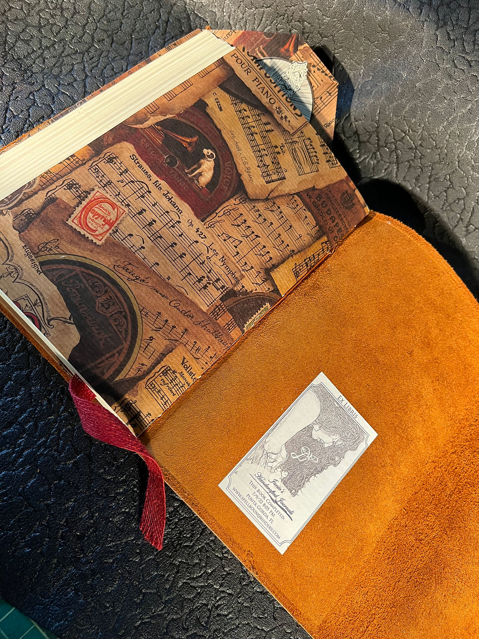 Thumbnail: Rustic Brown Guitar Lyric Journal