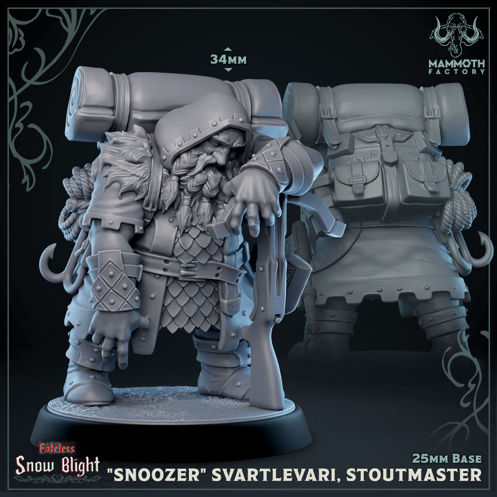 "Snoozer" Svartlevari, Stoutmaster