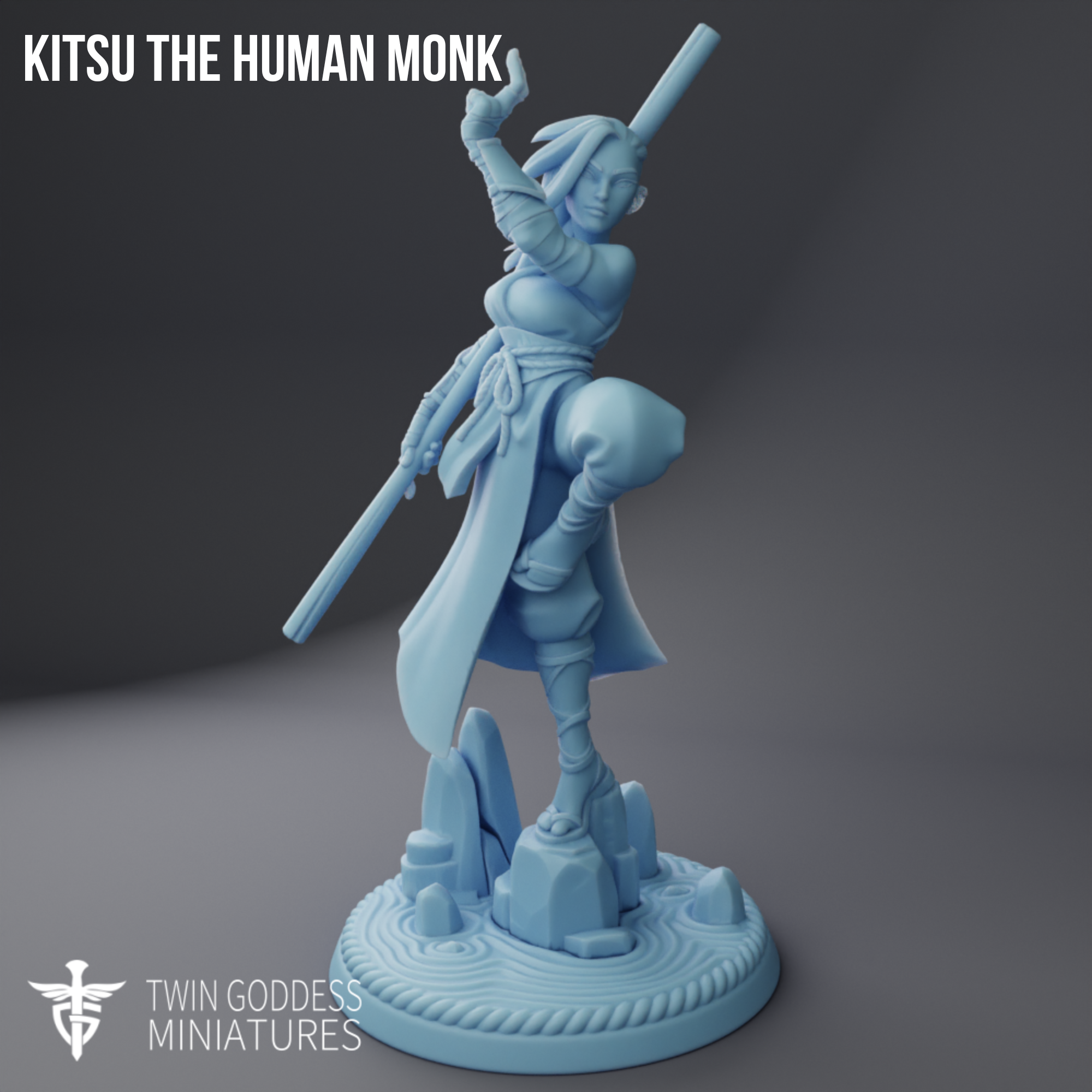 Kitsu the Human Monk