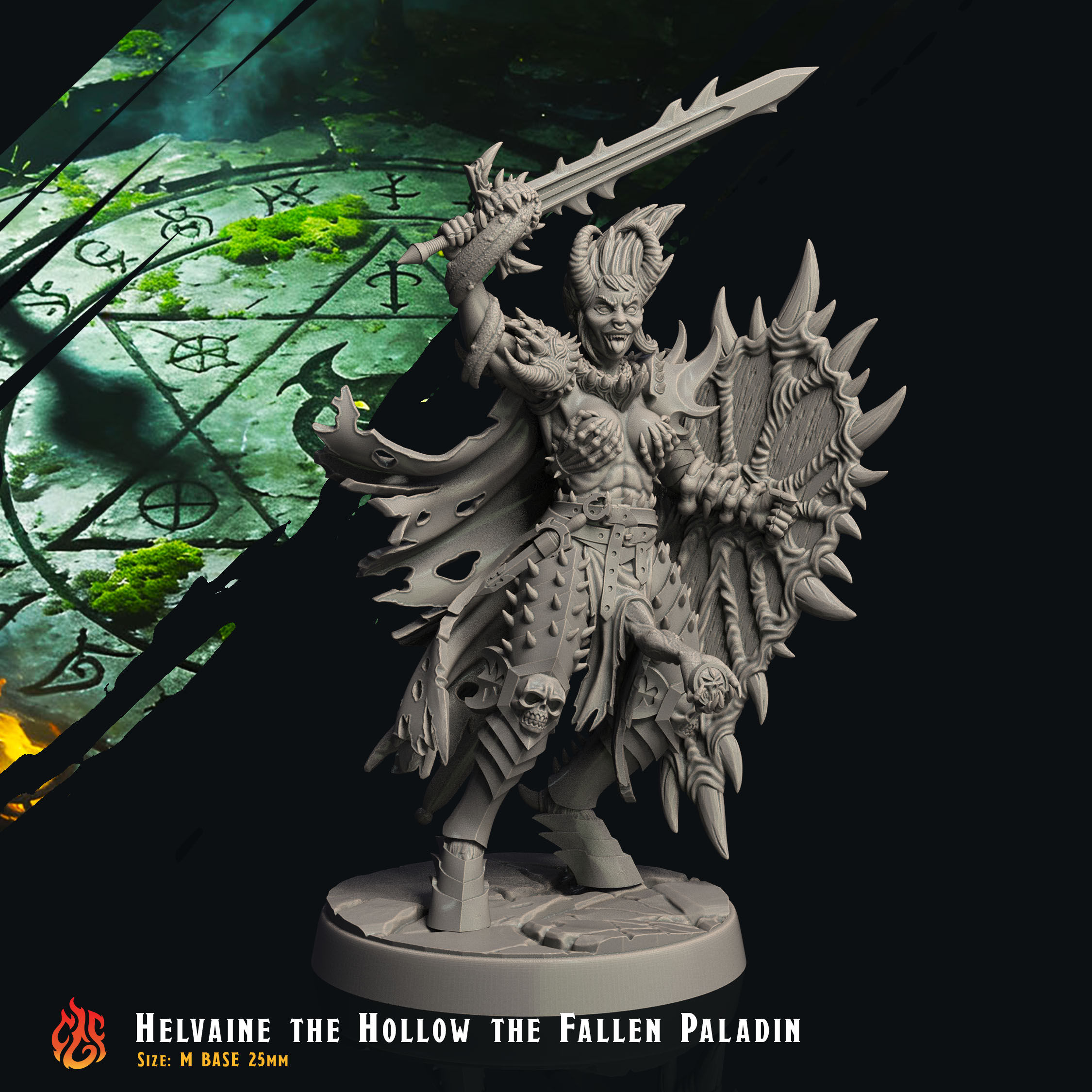 Helvaine the Hollow the Fallen Paladin