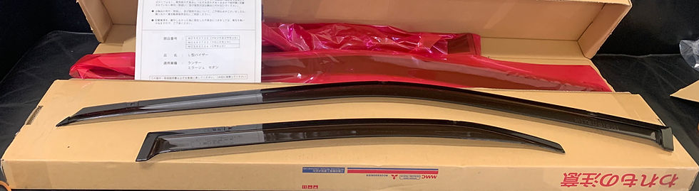 Genuine Mitsubishi Lancer Evolution VI T.M.E Windows Visor Shield