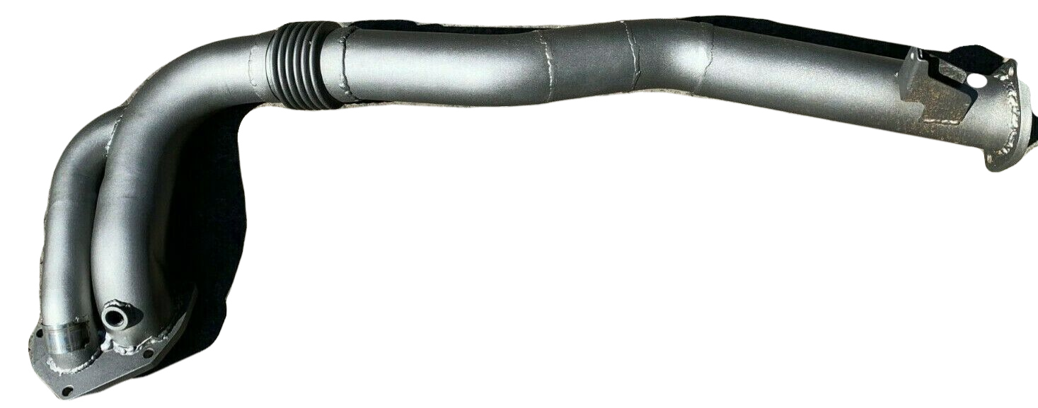Techsport "Super Twin Dump" Front Exhaust Pipe for all EVOs