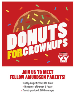 Donuts for Grownups - Aug. 22 from 8-10 am