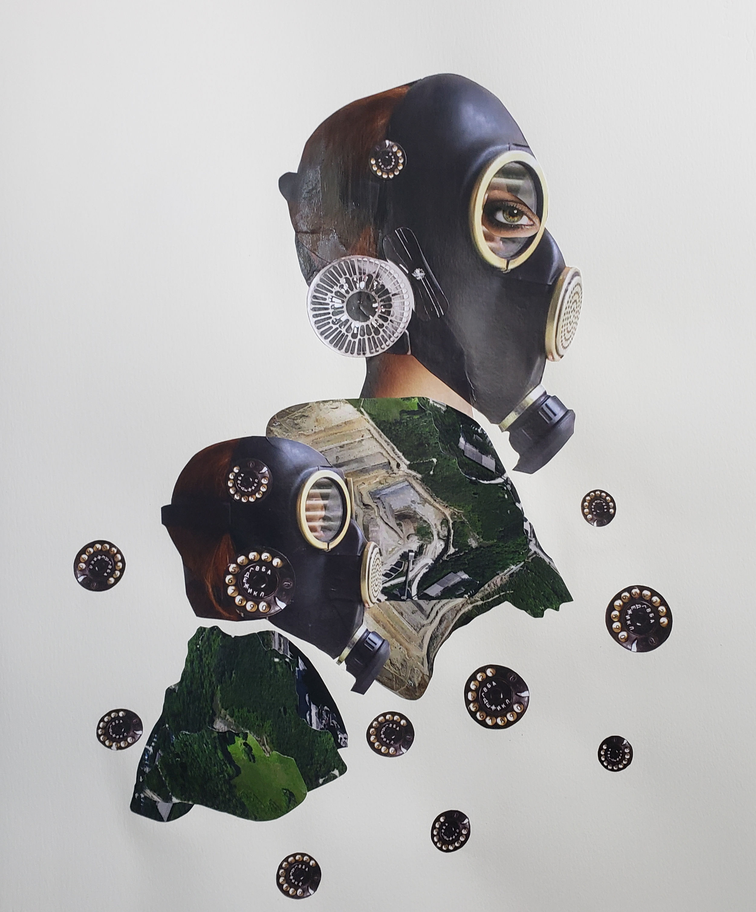 Braving tThis New World (Museum Framed)  25 x 35