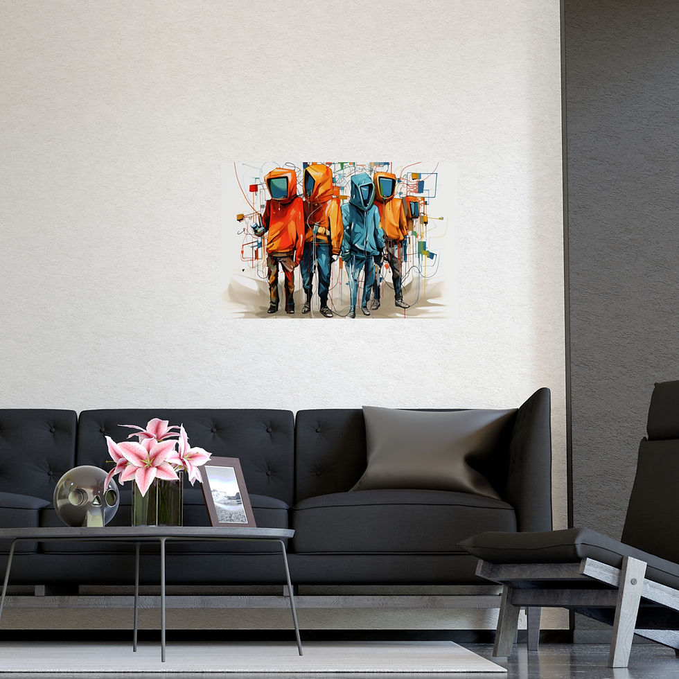 Thumbnail: Vibrant Art Posters - Modern Matte Designs for Home Decor