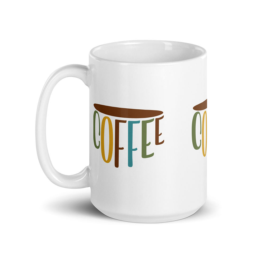Thumbnail: White glossy mug "Coffee"