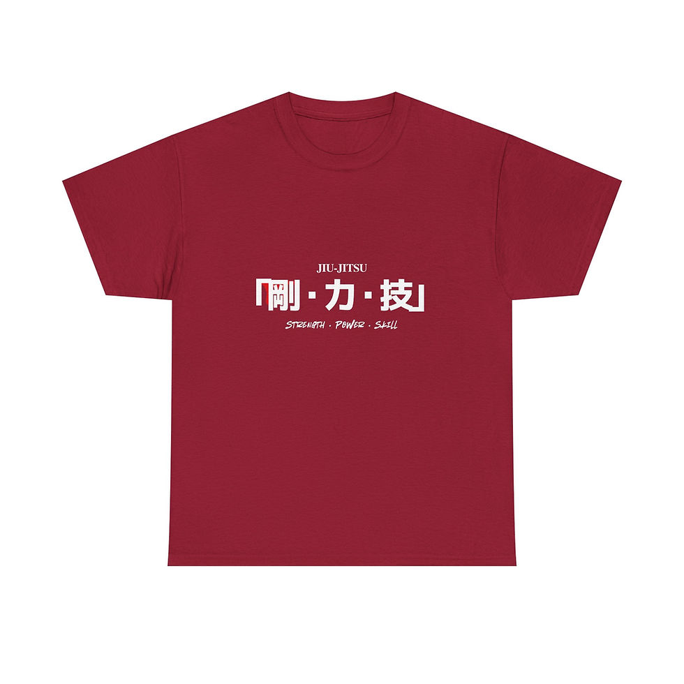 Thumbnail: Jiu-Jitsu Strength Power Skill Unisex Heavy Cotton Tee