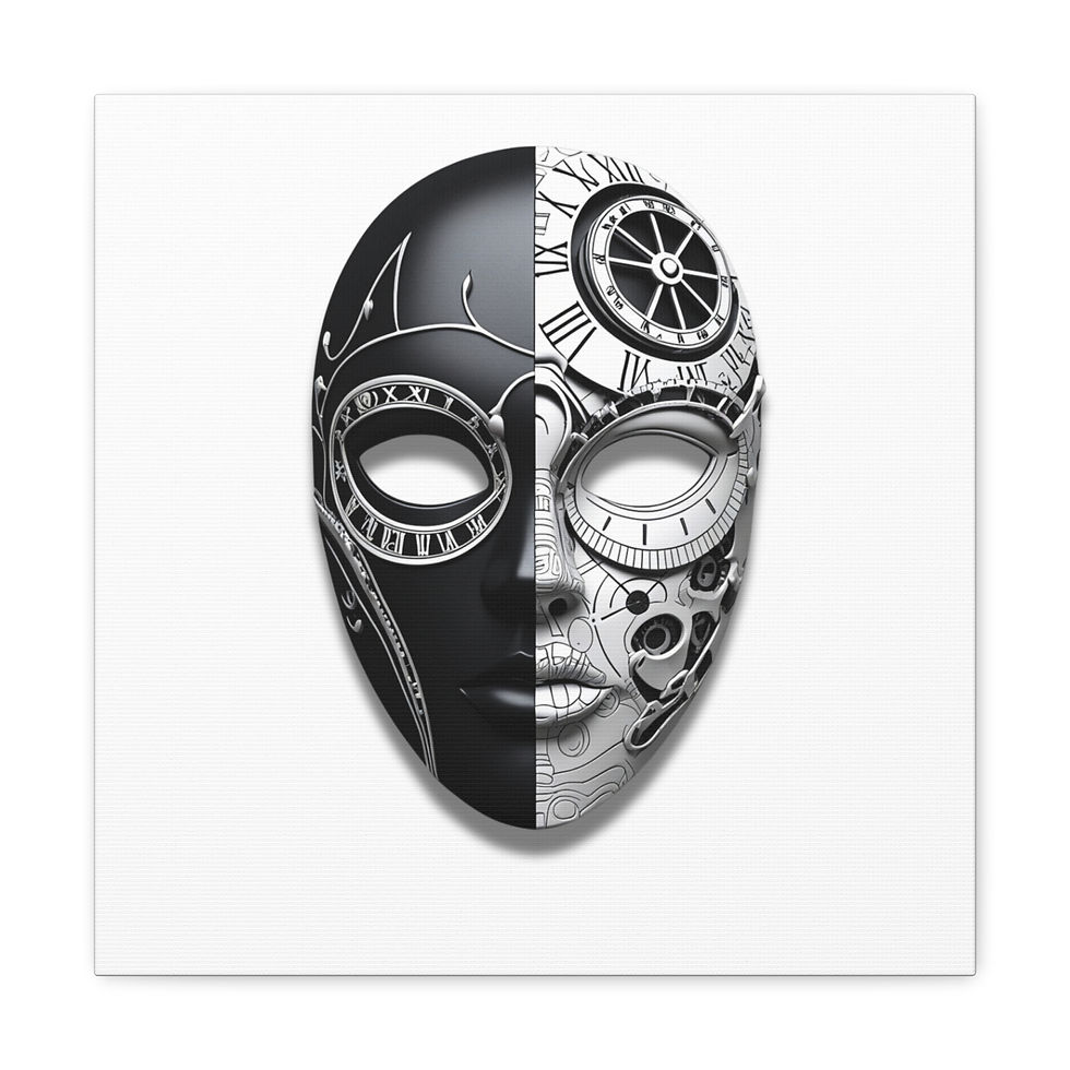Thumbnail: Canvas Gallery Wraps - Tribal "Mask of Time" Wall Art Decor