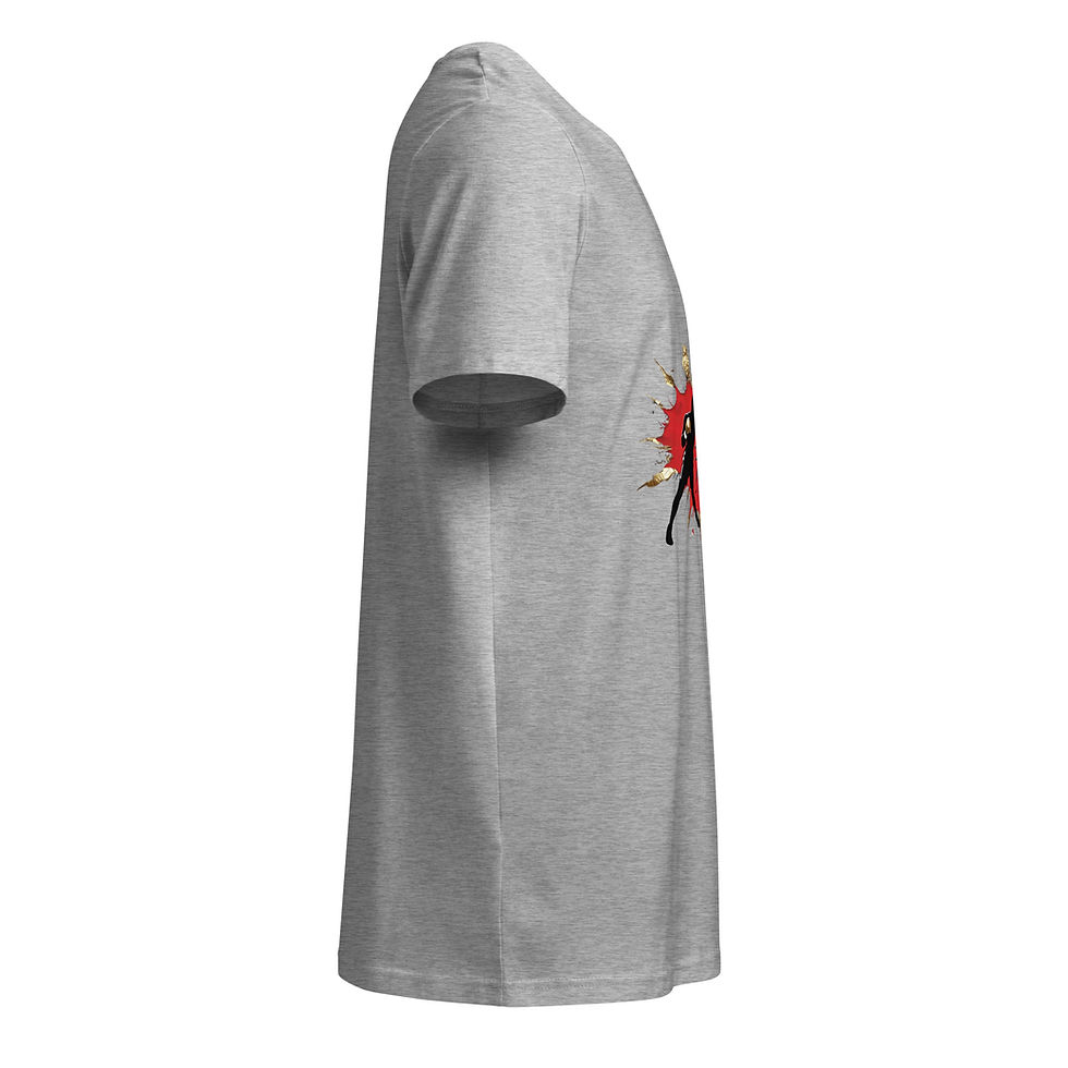 Thumbnail: Unisex organic mid-light t-shirt "No Mercy, No Fear"