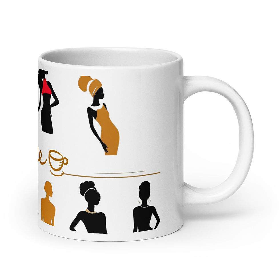 Thumbnail: White glossy mug 
