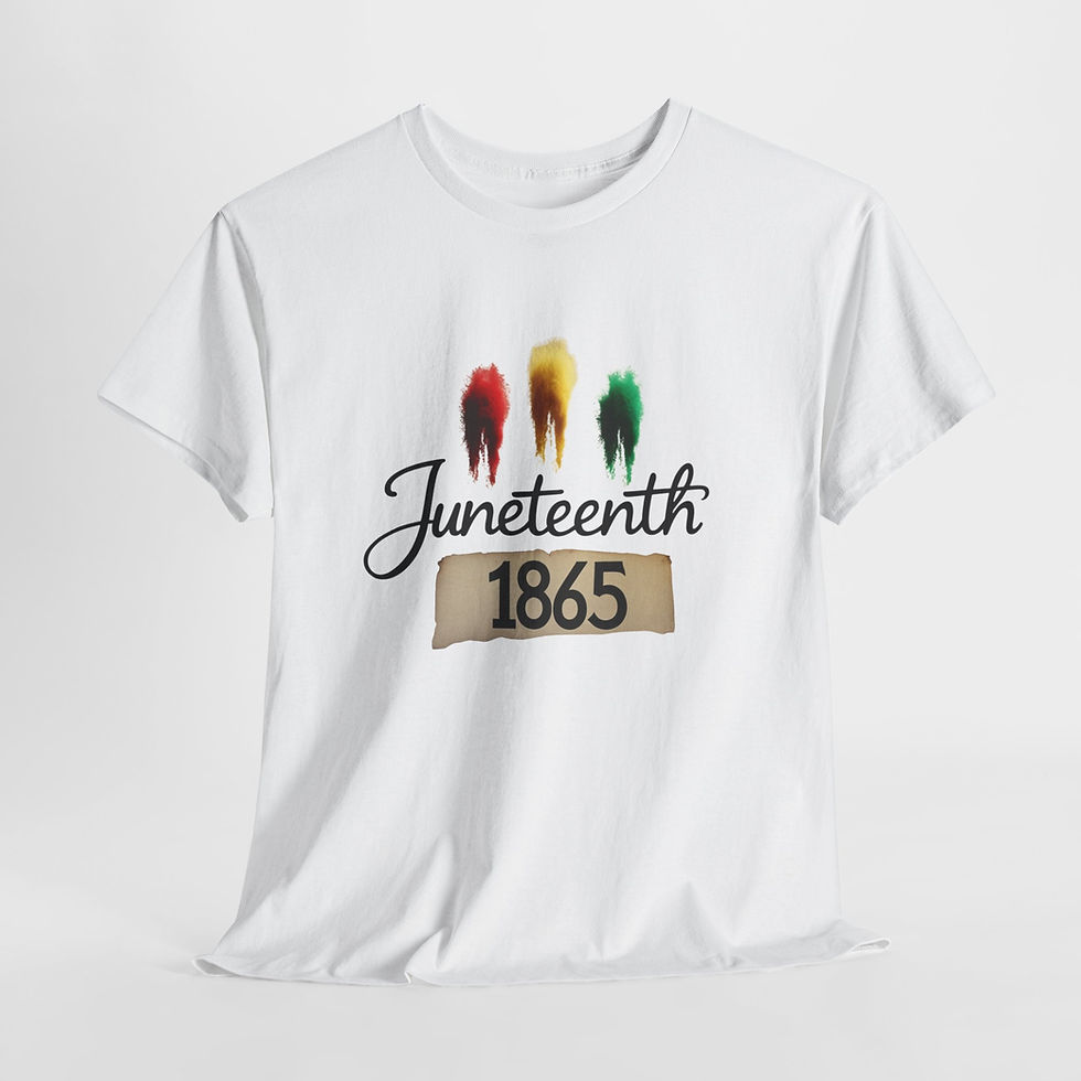 Juneteenth 1865 T-Shirt, Unisex Heavy Cotton Tee, Celebration Shirt