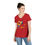 Thumbnail: Sunshine State of Mind V-Neck T-Shirt, Tropical Shirt, Summer Top, Vacation Wear