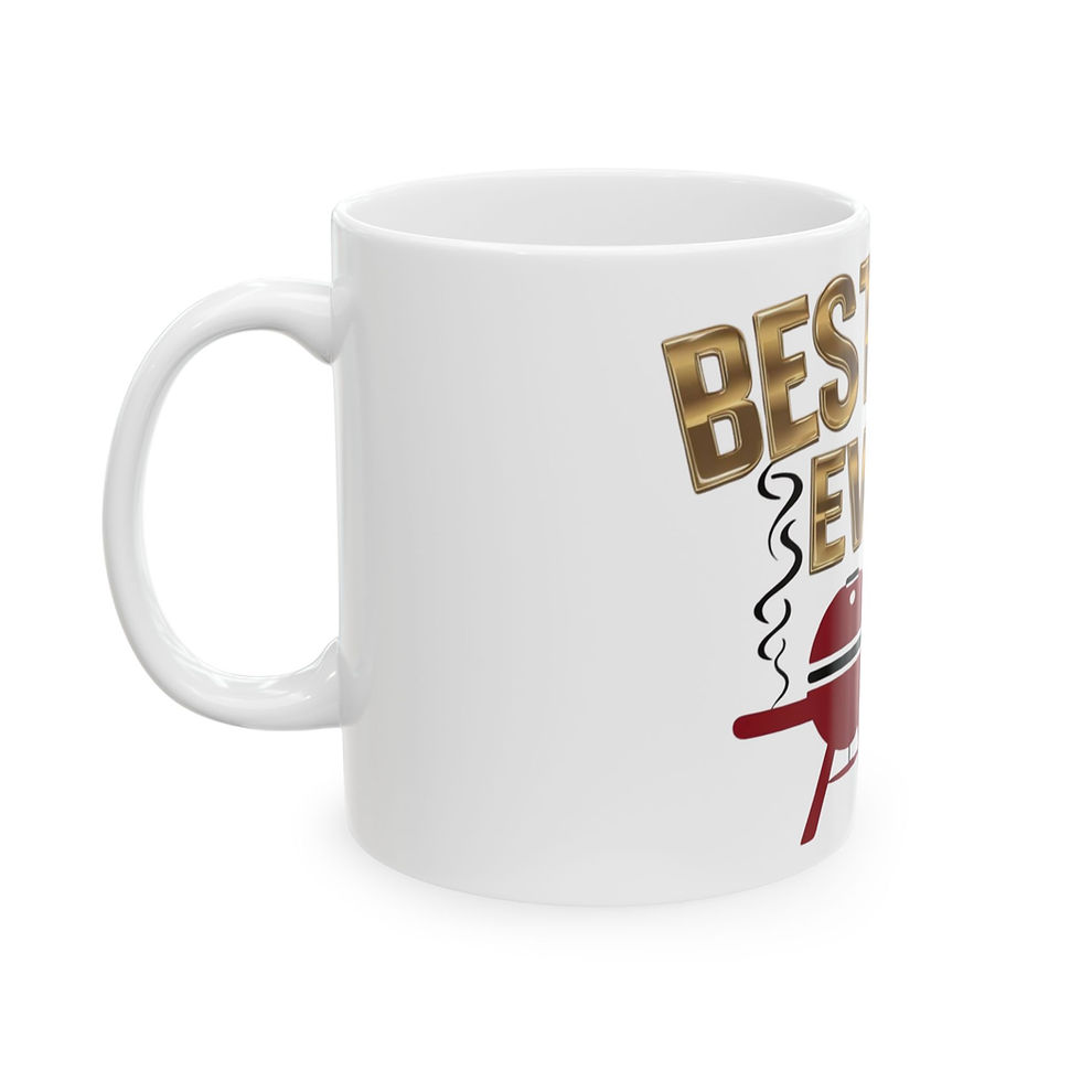 Thumbnail: Best Dad Ever BBQ Mug - Perfect Gift for Father's Day and Grilling Enthusiasts