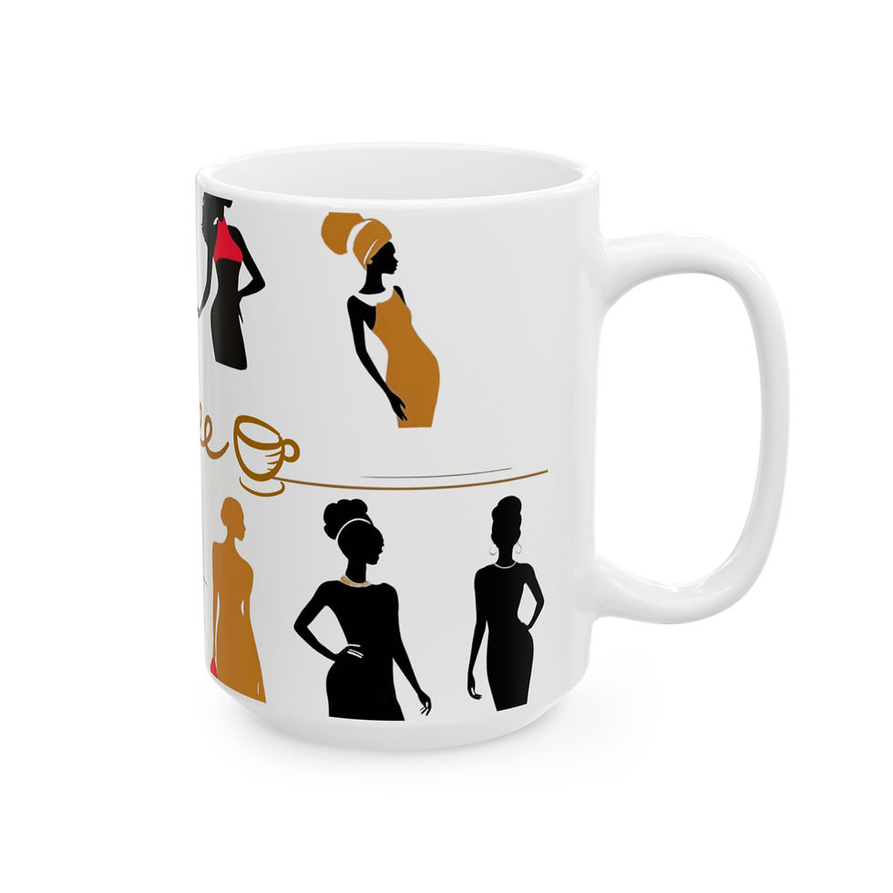 Thumbnail: Fashionista Coffee Mug - Stylish 11oz & 15oz Cup for Trendy Coffee Lovers
