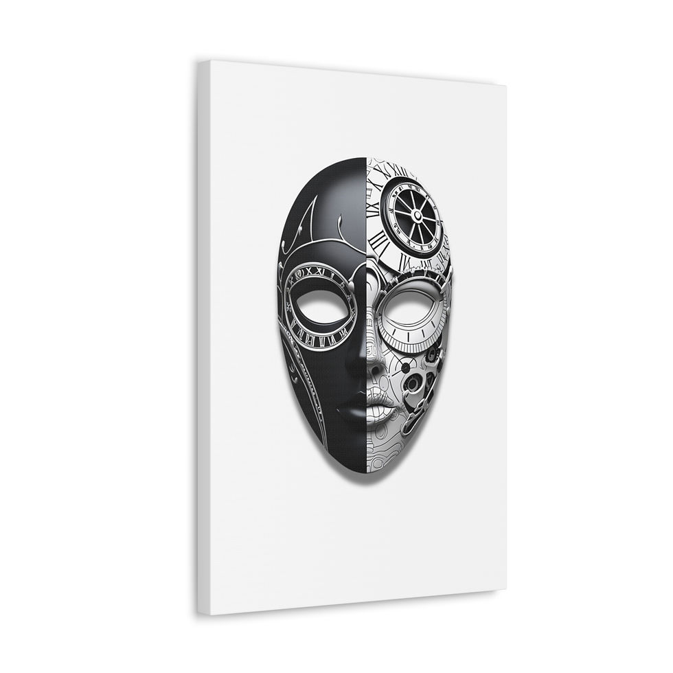 Thumbnail: Canvas Gallery Wraps - Tribal "Mask of Time" Wall Art Decor