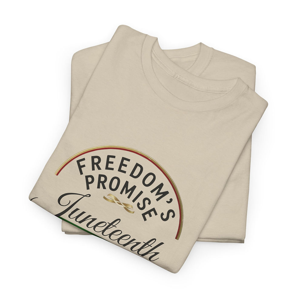 Thumbnail: Juneteenth Freedom's Promise Tee, Unisex Cotton Shirt