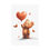 Thumbnail: Adorable Bear with Heart Balloon Poster, Cute Nursery Decor