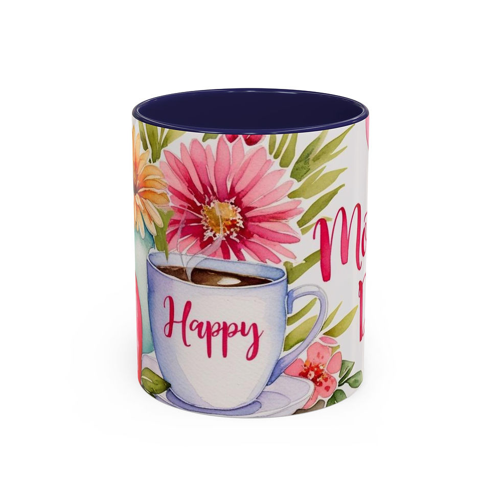 Thumbnail: Floral Mother's Day Coffee Mug, For Coffee and Tea 