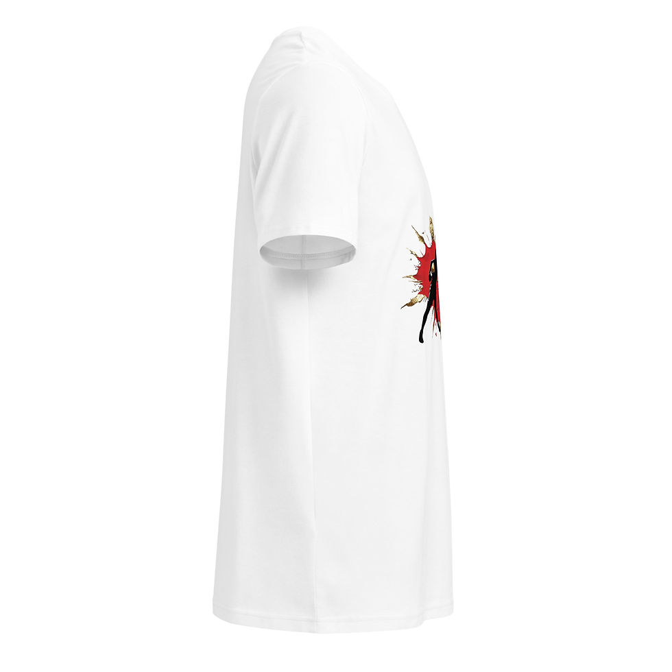Thumbnail: Unisex organic mid-light t-shirt "No Mercy, No Fear"
