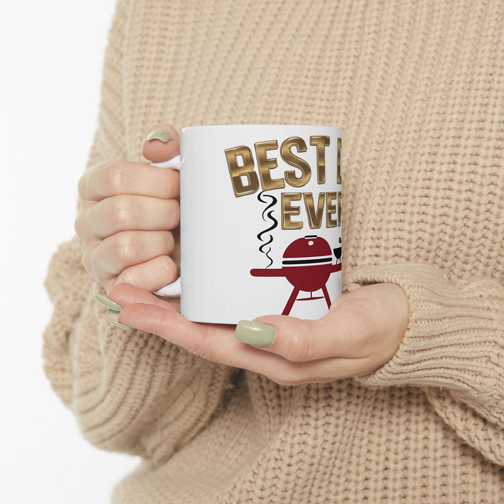 Thumbnail: Best Dad Ever BBQ Mug - Perfect Gift for Father's Day and Grilling Enthusiasts